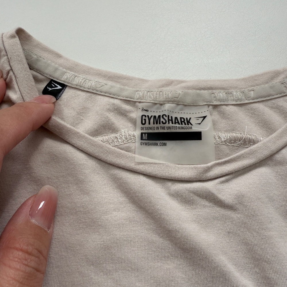 Gymshark Men's Beige Tee